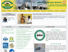 Tablet Screenshot of bbn-burundi.org